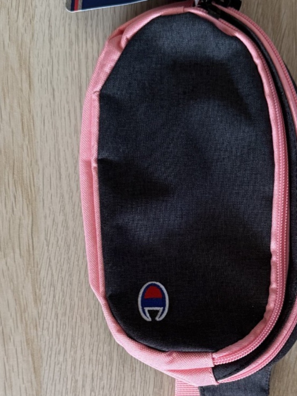 Champion Signal Fanny Pack Hip Bag Pink/Black Adjustable Waist Unisex NEW
